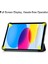 iPad 10.9 (2022) Üç Katlı Stand Desen Baskı Düşme Önleyici Aşınma Önleyici Folyo Flip Pu Deri Bana Dokunma Tablet Kılıfı (Yurt Dışından) 4