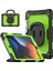 iPad 10.2 (2019 2020 2021) Düşmeye Dayanıklı 360 Derece Dönen Tekme Standı Pc Omuz Askılı Silikon Tablet Kılıfı (Yurt Dışından) 1
