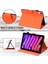 iPad Mini (2021) Pu Deri Stand Kart Yuvalı Turuncu Tablet Kılıfı (Yurt Dışından) 5