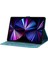 iPad 10.2 (2019 2020 2021) Deri Çiçek Kedi Baskılı Tablet Kılıfı (Yurt Dışından) 3