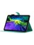 Baskı Erik Çiçeği Desenli Pu Deri Tpu Koruyucu iPad Pro 11 Stand Cüzdanlı Tablet Kılıfı (Yurt Dışından) 4