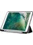 iPad Air (2019) PRO (2017) Ince Pu Deri Kalem Yuvalı Üç Katlı Stand Koruyucu Tablet Kılıfı (Yurt Dışından) 4