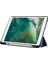 iPad Air (2019) PRO (2017) Ince Pu Deri Kalem Yuvalı Üç Katlı Stand Koruyucu Tablet Kılıfı (Yurt Dışından) 4