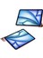 iPad Air 13 (2024) Deri Iç Silikon Üç Katlı Stand Tablet Kılıfı (Yurt Dışından) 5