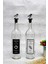 2'li 750 ml Cam Yağlık Seti, Akıtıcı, Renk: Turuncu, Şeffaf, Hacim: 750 ml 1