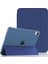 iPad 10.9 (2022) Pu Deri Mat Sert Pc Üç Katlı Stand Desteği Otomatik Uyandırma uyku Lacivert Tablet Kılıfı (Yurt Dışından) 1