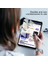 iPad 10.9 (2022) Pu Deri Mat Sert Pc Üç Katlı Stand Desteği Otomatik Uyandırma uyku Lacivert Tablet Kılıfı (Yurt Dışından) 5