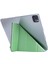 iPad Air 11 (2024) AIR (2022 2020) YEŞIL Ipek Doku Standlı Deri Tablet Kılıfı (Yurt Dışından) 3