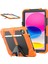 iPad 10.9 (2022) Pc Silikon Dahili Ekran Koruyucu Stand Kalem Tutuculu Taşınabilir Turuncu Tablet Kılıfı (Yurt Dışından) 1