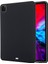 Düz ​​renk Sıvı Silikon iPad Pro 11 Inç (2022 2020 2018) SIYAH Tablet Kılıfı (Yurt Dışından) 1