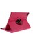 iPad Pro 12.9 (2022 2021 2020 2018) 360 Döner Standlı Litchi Deri Rose Tablet Kılıfı (Yurt Dışından) 4