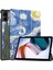 Xiaomi Redmi Pad Se Pu Deri Desen Baskı Üç Katlı Stand Yıldızlı Tablet Kılıfı (Yurt Dışından) 1