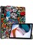 Xiaomi Redmi Pad Se Için Pu Deri Desen Baskı Üç Katlı Stand Grafiti Tablet Kılıfı (Yurt Dışından) 1