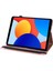 Xiaomi Redmi Için Pad Se 4g 8.7 Inç Tavuskuşu Çiçek Desen Kart Tutucu Deri Tablet Kılıfı (Yurt Dışından) 4