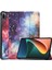 Desen Baskı Pu Deri Için Xiaomi Pad 5 Pad 5 Pro Üç Katlı Stand Akıllı Otomatik Uyku Uyandırma Bulutsusu Tablet Kılıfı (Yurt Dışından) 1