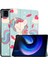 Xiaomi Pad 6 Pad 6 Pro Pu Deri Üç Katlı Stand Desen Baskı Otomatik Uyandırma Tablet Kılıfı (Yurt Dışından) 1