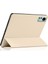 Xiaomi Pad 5 Pro 12.4 (2022) Için Iyi Korunmuş Tpu Pu Deri Üç Katlı Stand Kayısı Skin Touch Tablet Kılıfı (Yurt Dışından) 4