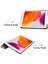 iPad 10.2 (2019 2020 2021) Üç Katlı Stand Pu Deri Koruyucu Akıllı Otomatik Uyku uyandırma Tablet Kılıfı (Yurt Dışından) 3