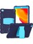 Pc Silikon iPad 10.2 (2019 2020 2021) Standlı Lacivert Tablet Kılıfı (Yurt Dışından) 4