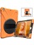 iPad 9.7 (2018 2017) X Shape 360 ​​derece Dönebilen Pc Tpu Combo Standı Muhafaza Turuncu Tablet Kılıfı (Yurt Dışından) 1