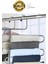 1 Adet Metal Dolap Içi Krom Pantolon Pantolon Akıllı Askılık 5'li Taşır Çoklu Katlı Kırışma Karşıtı 1