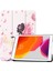 Moda Desen Baskı Pu Deri Üç Katlı Stand iPad 10.2 (2019 2020 2021) BEAUTY Tablet Kılıfı (Yurt Dışından) 1