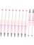 10X Boncuklu Kalem Rollerball Kalem Ofis Malzemeleri Okul Öğrencileri Için Yaratıcı Açık Pembe (Yurt Dışından) 2