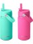 Çocuklar Yalıtımlı Su Şişesi 14 Oz Bpa Içermeyen Paslanmaz Çelik Çift Duvar Vakum Sızdırmazlık Öğrencileri Erkekler ve Kızlar Için Pipetli (1 Paket Mavi Dinozor) (Yurt Dışından) 1