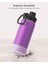 Çocuk Su Şişesi - 16 Oz Paslanmaz Çelik Çift Duvar Vakum Yalıtımlı Su Şişesi Yeniden Kullanılabilir Geniş Ağızlı Spor Şişesi, Sızdırmaz Borulu Kapaklı Bpa Içermez (Yurt Dışından) 3
