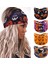 Women's Wide Knotted Headband Turban Elastic Pumpkin Hairband Exercise Turban Yoga Turban Ghost Cosplay Halloween Hair Accessories 4 Pieces Set (Yurt Dışından) 2