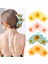 Flower Hair Accessories: 4pcs Matte Feather Hair Clips Women And Girls Strong Fixing Clips (Yurt Dışından) 1