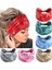 Pack Wide Headbands Women's Bohemian Twist Headbands Elastic Non-Slip Thick Hairbands Sports Yoga Turban Hair Accessories (Yurt Dışından) 2