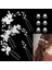Women's Hair Accessories Wedding Hairpin Set Girls Silver Flower Hairpin Bridal Headdress Suitable For Brides, Bridesmaids, Parties (Yurt Dışından) 1