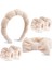 Case Pack Makeup And Skin Care Headband Brown Sponge Hairband Bow Set - Women's Wristband Hair Accessory Gift (Yurt Dışından) 2