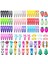 Girls Hair Clips 100PCS Non-Slip Metal Snaps Children Teenagers Women Hair Clips Cute Candy Colors Cartoon Design Hair Clips (Yurt Dışından) 1