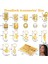 280PCS Women Hair Accessories Braid Hair Ties Loc Jewelry For Long Braids Adjustable Gold Hair Tie Ring Hair Accessories For Braids Decoration Long Hair Locks Accessories (Yurt Dışından) 4
