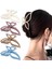 Butterfly Claw Clip Metal Hair Clip 4.3 Inch Gold Hair Clip Women's Non-Slip Cute Hair Clip Fashion Hair Shark Accessories (Butterfly) (Yurt Dışından) 1