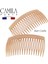 French Hair Comb Curved Beige French Twist Hair Comb Decorated Strong Fixed Hair Clip Suitable For Styling Girls Hair Accessories (Yurt Dışından) 3