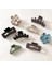 Pcs Women's Hairpins Thick Hair Flower Claw Clips Non-Slip Hair Accessories Multiple Styles Neutral Color Hairpins Very Suitable For Girls (Yurt Dışından) 1