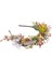 Floral Headband Red Flower Crown Headband Retro Rose Flower Headdress Hair Accessories Women Girls Halloween Carnival Wedding Role Play (Yurt Dışından) 1