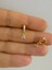 1 Adet 3taş Sallantılı Tragus Rook Uyumlu Minimal Halka Piercing Küpe 2