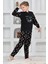 Yeni Sezon Sonbahar/kış Erkek Çocuk Best Desenli Yaka Düğmeli Polar Pijama Takımı 4533 2