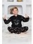 Yeni Sezon Sonbahar/kış Erkek Çocuk Best Desenli Yaka Düğmeli Polar Pijama Takımı 4533 5