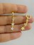 Arescollection Zirkon Taşlı 3 Lü Yıldız Sallantılı 1 Adet Helix Kıkırdak Lobe Uyumlu Halka Piercing Küpe 1
