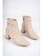 Chloe Kemer Detaylı Fermuarlı Kadın Klasik Topuklu Bot 2
