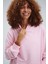 Kadın Timeless Oversize Pembe Hoodie Sweatshirt 2