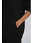 Kadın Timeless Oversize Siyah Hoodie Sweatshirt 5