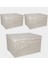 Tekno Trust 3 3 Adet - Kapaklı Çok Amaçlı ( Çamaşır-Saklama-Düzenleme Vb.) Hurç, Kutu Maxi 50X40X30 - Kahvereng 1