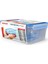 5 Parça K30290 Masterseal Fresh Saklama Kabı Seti 5 Parça Beyaz Plastik 2 L + 2