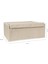 Tekno Trust Pembe Kahverengi Sosoft (3 Adet )Baza Altı Çok Amaçlı Kutu 50X40X19CM Kumaş 3 2